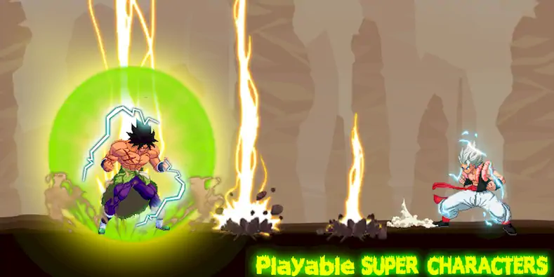 Скачать DBZ : Super Goku Battle [Взлом Бесконечные монеты/Разблокированная версия] на Андроид