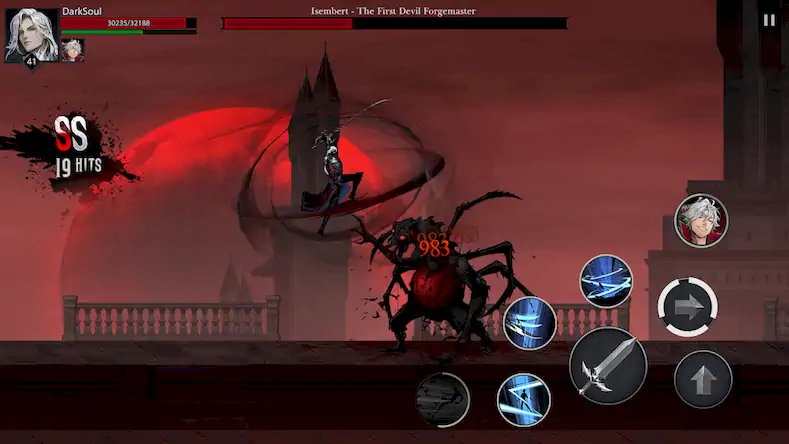 Скачать Shadow Slayer: Demon Hunter [Взлом Бесконечные монеты/Режим Бога] на Андроид