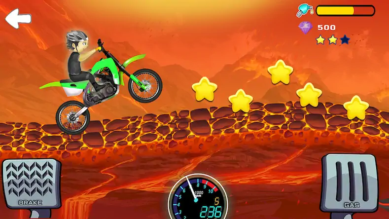 Скачать Bike Hill Racing - Bike Game [Взлом Много монет/Разблокированная версия] на Андроид