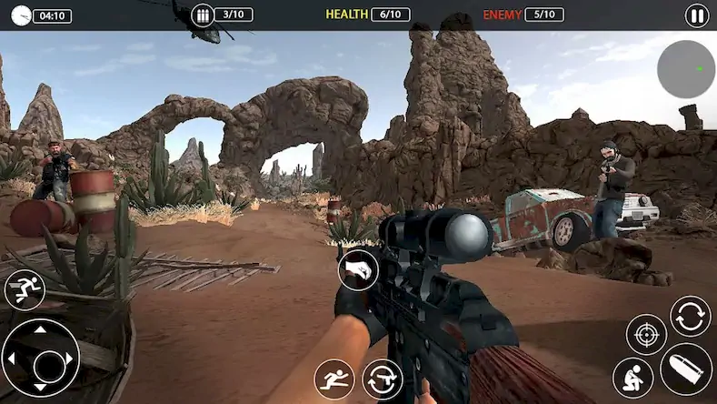Скачать Target Sniper 3D Games [Взлом Бесконечные монеты/MOD Меню] на Андроид