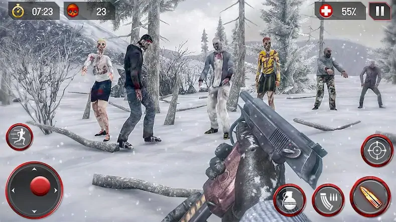 Скачать Dead Hunting Effect: Zombie 3D [Взлом Много денег/Разблокированная версия] на Андроид