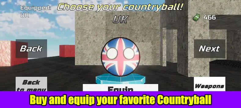 Скачать Countryballs: Zombie Hunt 3D [Взлом Бесконечные монеты/MOD Меню] на Андроид