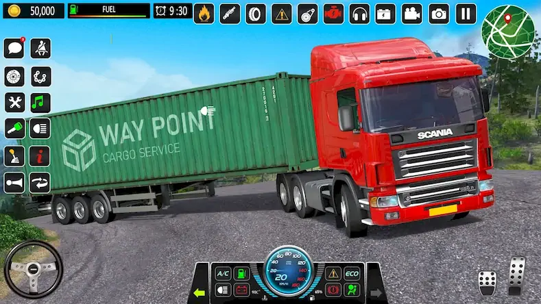 Скачать Игры вождение горного грузовик [Взлом Много денег/God Mode] на Андроид