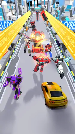 Скачать Hero Robot 3D: Robot Transform [Взлом Бесконечные деньги/God Mode] на Андроид