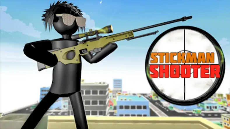 Скачать Stickman Sniper Shooter games [Взлом Много монет/Unlocked] на Андроид