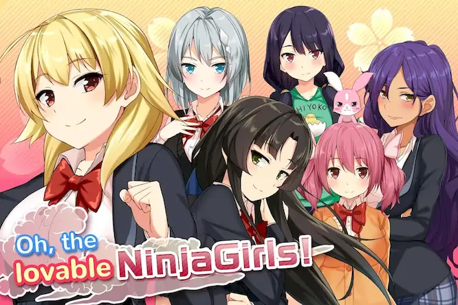 Скачать Moe! Ninja Girls/Sexy School [Взлом Много монет/MOD Меню] на Андроид