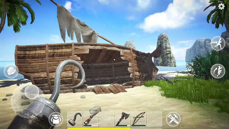 Скачать Last Pirate: Island Survival [Взлом Много монет/Unlocked] на Андроид