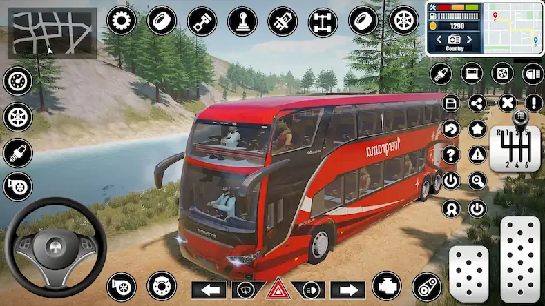 Скачать Coach Bus Driving Simulator [Взлом Много монет/Unlocked] на Андроид