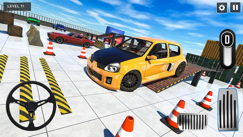 Скачать Advance Car Parking: Car Games [Взлом Много монет/God Mode] на Андроид