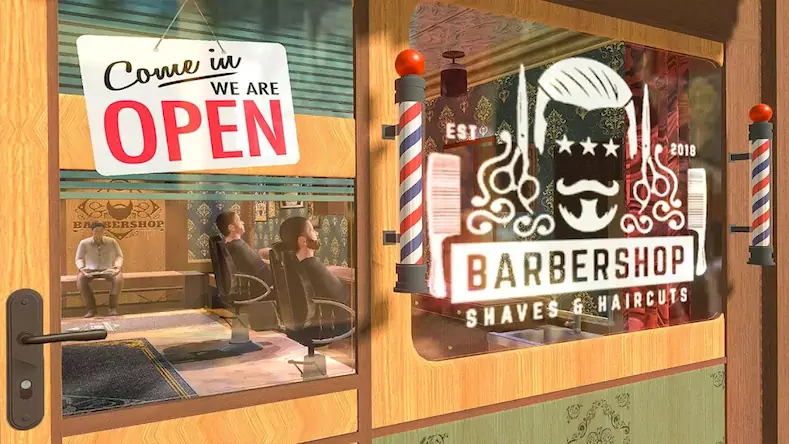 Скачать Barber Shop Hair Cut Salon 3D [Взлом Бесконечные деньги/МОД Меню] на Андроид