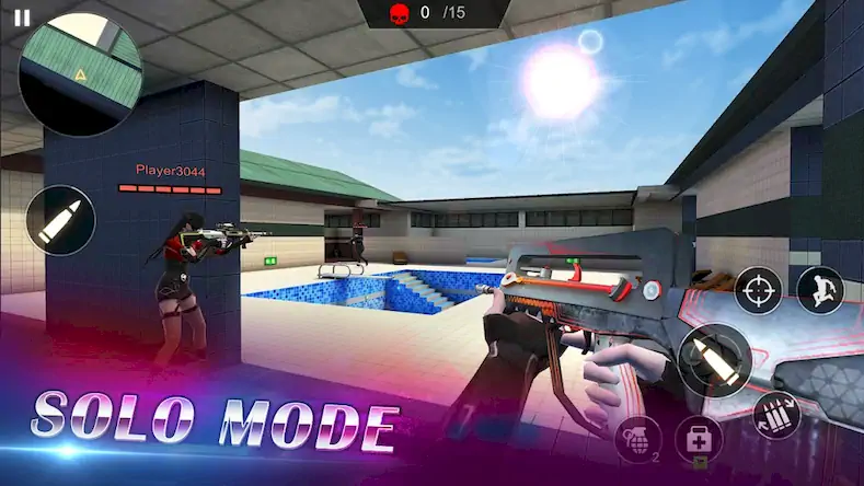 Скачать Бравый Бой: PvP Стрелок 3D [Взлом Бесконечные деньги/MOD Меню] на Андроид