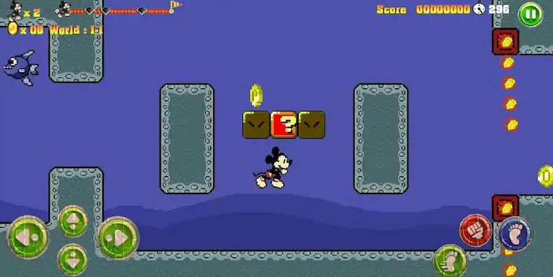 Скачать Adventure Dash Mickey jungle [Взлом Много денег/Режим Бога] на Андроид
