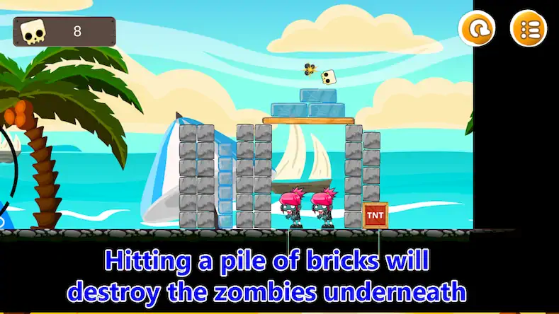 Скачать Zombie Tower: Catapult Defense [Взлом Много денег/Unlocked] на Андроид