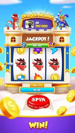 Скачать Coin Dragon - Master Royal [Взлом Много монет/Разблокированная версия] на Андроид