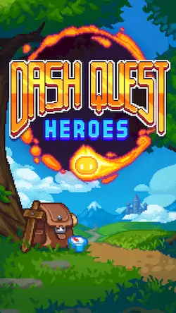 Скачать Dash Quest Heroes [Взлом Много денег/God Mode] на Андроид