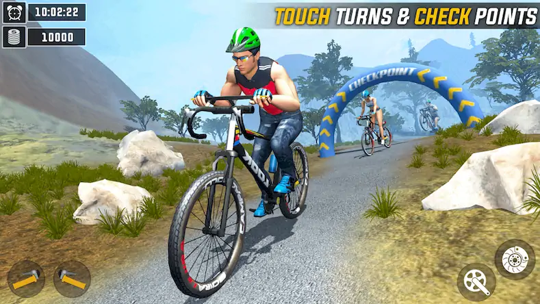 Скачать BMX Cycle 3D: гоночная игра [Взлом Много монет/МОД Меню] на Андроид