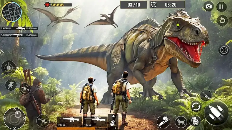 Скачать Dinosaur Games: Wild Dino Hunt [Взлом Много денег/Разблокированная версия] на Андроид
