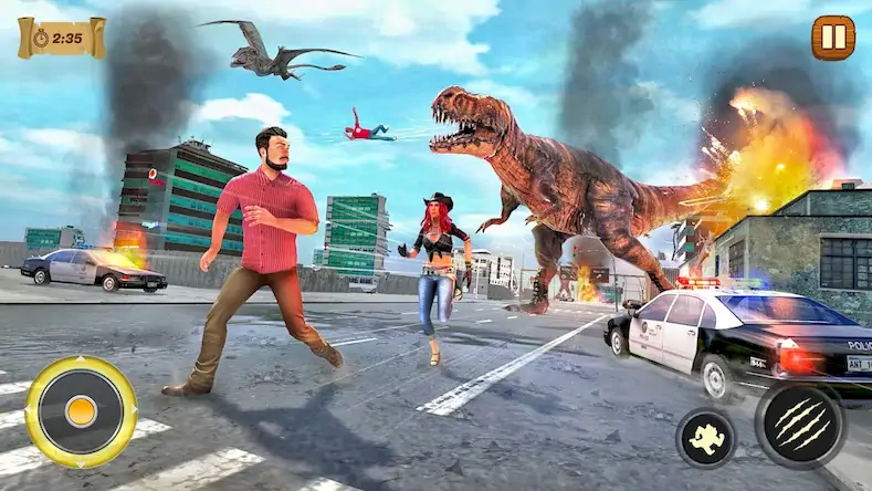 Скачать Монстр Динозавр vs Годзилла [Взлом Много денег/Разблокированная версия] на Андроид