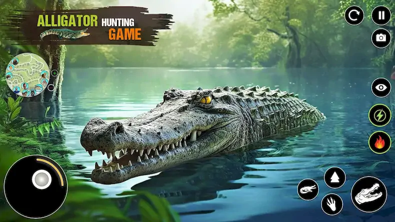 Скачать Охота крокодил игра [Взлом Бесконечные деньги/Разблокированная версия] на Андроид