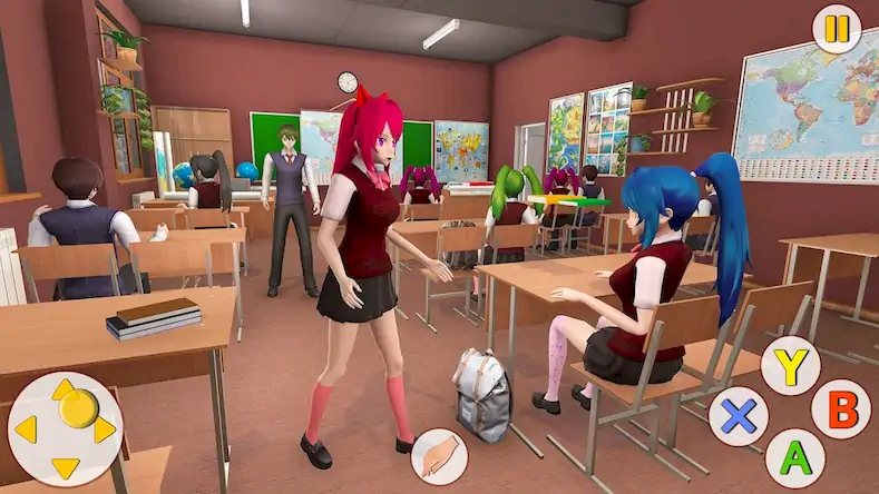 Скачать Real Girls School Simulator [Взлом Много денег/Разблокированная версия] на Андроид