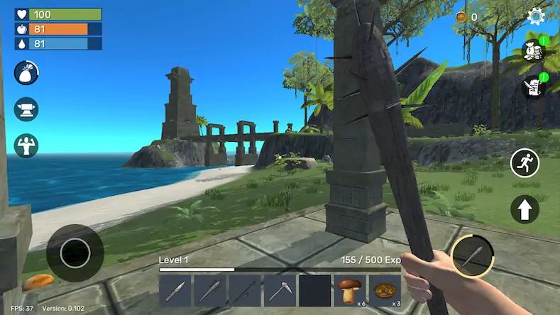 Скачать Uncharted Island: Survival RPG [Взлом Бесконечные деньги/Разблокированная версия] на Андроид