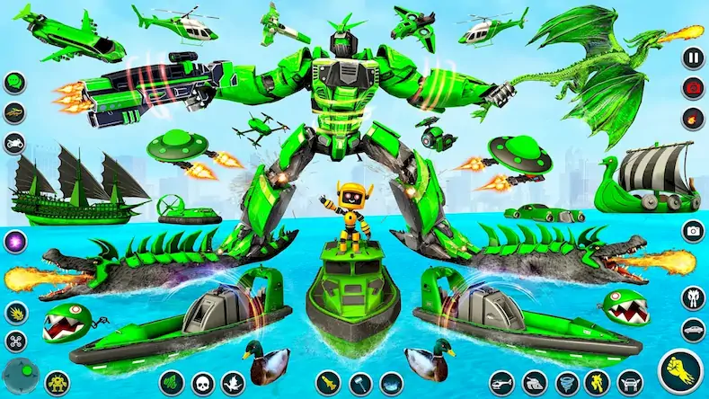 Скачать Dino Robot - Car Robot Games [Взлом Бесконечные деньги/God Mode] на Андроид
