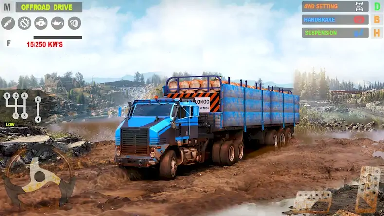 Скачать русский грязевой грузовик [Взлом Много денег/God Mode] на Андроид