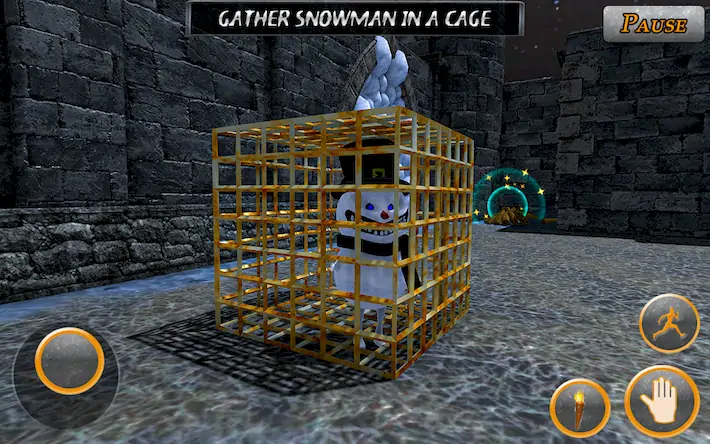 Скачать Evil Scary Snowman Games 3d [Взлом Много денег/Unlocked] на Андроид