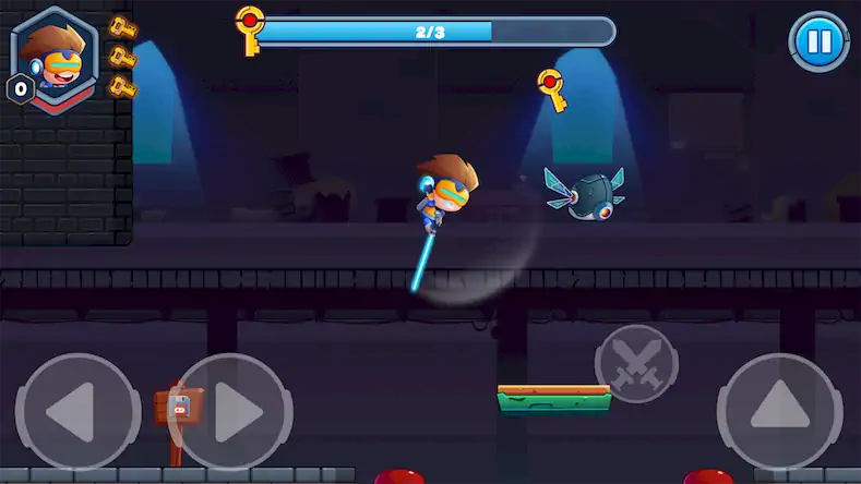 Скачать Swordman - Action Platformer [Взлом Много денег/God Mode] на Андроид