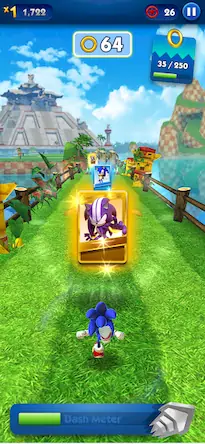 Скачать Sonic Dash - бег и гонки игра [Взлом Бесконечные деньги/Режим Бога] на Андроид