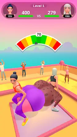 Скачать Twerk Race 3D－тверк-батл игра [Взлом Бесконечные монеты/Режим Бога] на Андроид