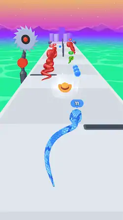 Скачать Snake Run Race: Игра Змейка 3D [Взлом Бесконечные монеты/Unlocked] на Андроид