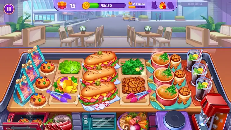 Скачать Cooking Crush: кухня игра [Взлом Много монет/Unlocked] на Андроид