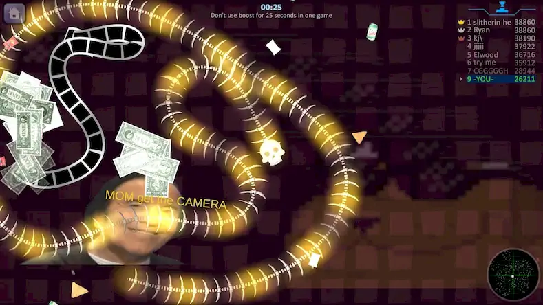 Скачать Змейка.io Worms vs Snake Zone [Взлом Много денег/MOD Меню] на Андроид