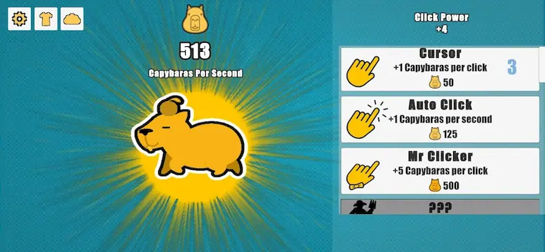 Скачать Capybara Clicker [Взлом Много монет/Режим Бога] на Андроид