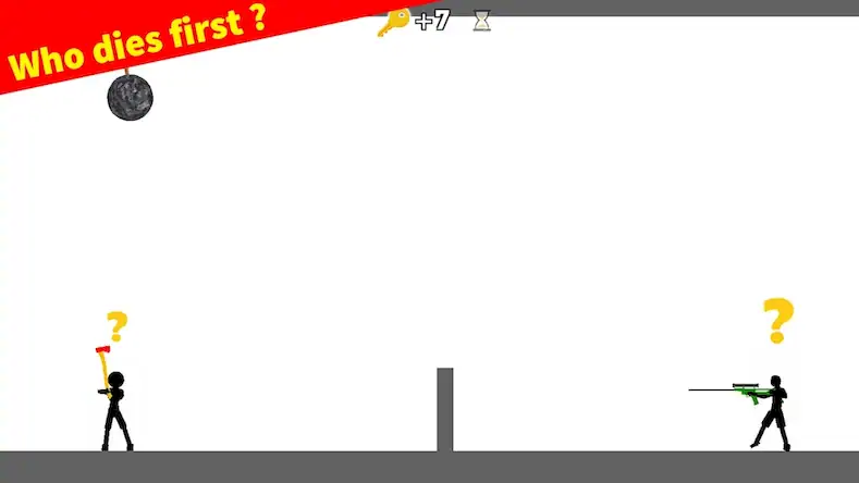 Скачать Who Die First: Stickman games [Взлом Много монет/Unlocked] на Андроид