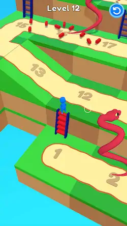 Скачать Snakes & Ladders Race [Взлом Много денег/Unlocked] на Андроид