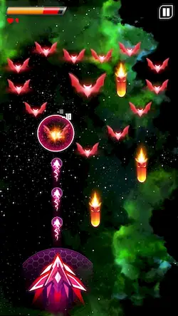 Скачать Shootero: Galaxy Space Shooter [Взлом Много монет/Unlocked] на Андроид