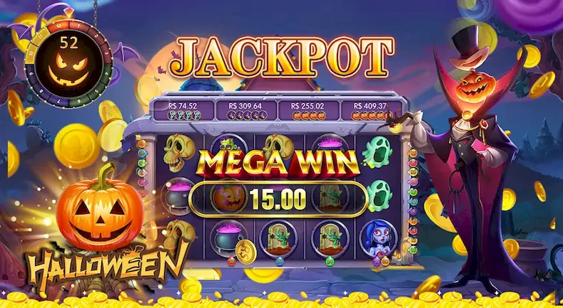 Скачать Haloween Bruxas - Slots 777 [Взлом Бесконечные монеты/Unlocked] на Андроид