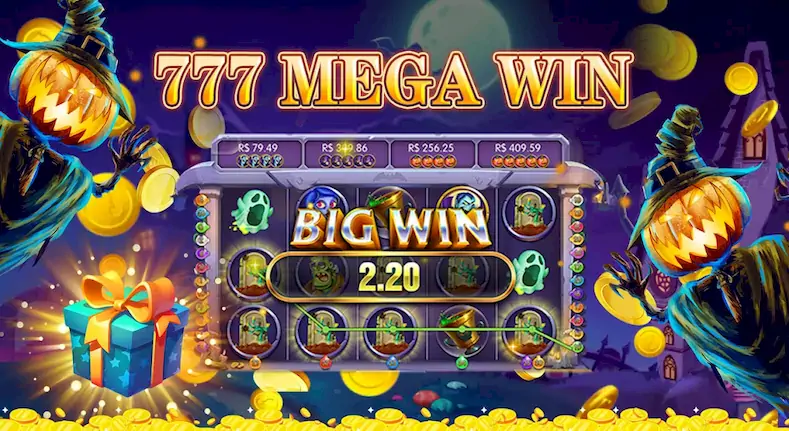 Скачать Haloween Bruxas - Slots 777 [Взлом Бесконечные монеты/Unlocked] на Андроид