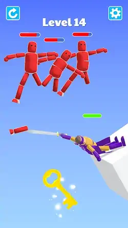 Скачать Ragdoll Ninja: Легенда ниндзя [Взлом Много денег/Разблокированная версия] на Андроид