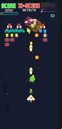 Скачать Galaxiga Retro Arcade Action [Взлом Бесконечные монеты/God Mode] на Андроид