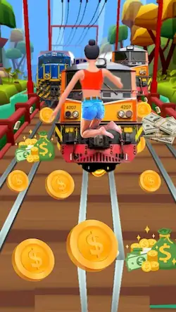 Скачать Subway 3d Rush Runner Game [Взлом Много денег/Режим Бога] на Андроид
