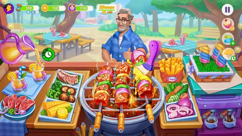 Скачать Cooking Town - Restaurant Game [Взлом Много денег/Режим Бога] на Андроид