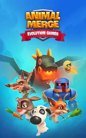Скачать Animal Merge - Evolution Games [Взлом Бесконечные монеты/Unlocked] на Андроид