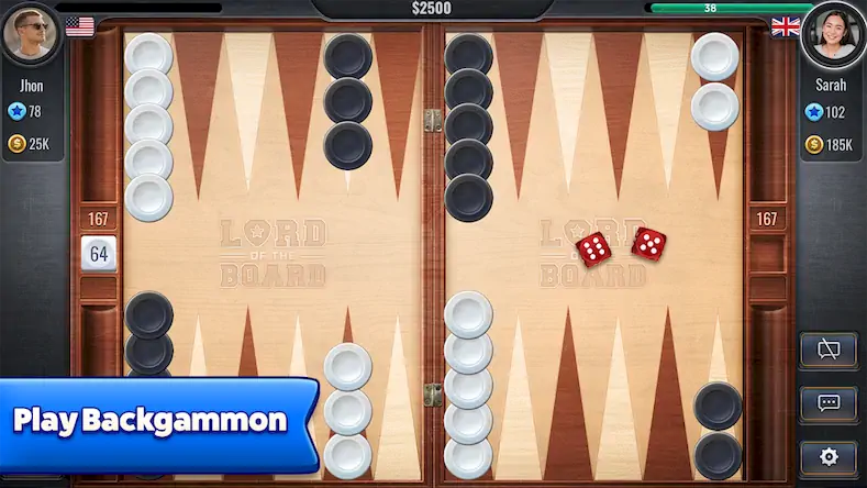 Скачать Backgammon - Lord of the Board [Взлом Бесконечные монеты/МОД Меню] на Андроид