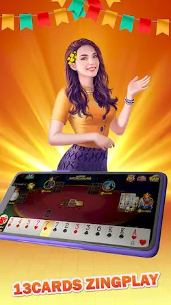 Скачать ZingPlay Games: Shan, 13 cards [Взлом Бесконечные деньги/God Mode] на Андроид