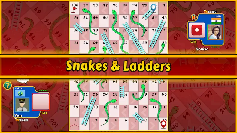 Скачать Snakes and Ladders King [Взлом Бесконечные деньги/МОД Меню] на Андроид