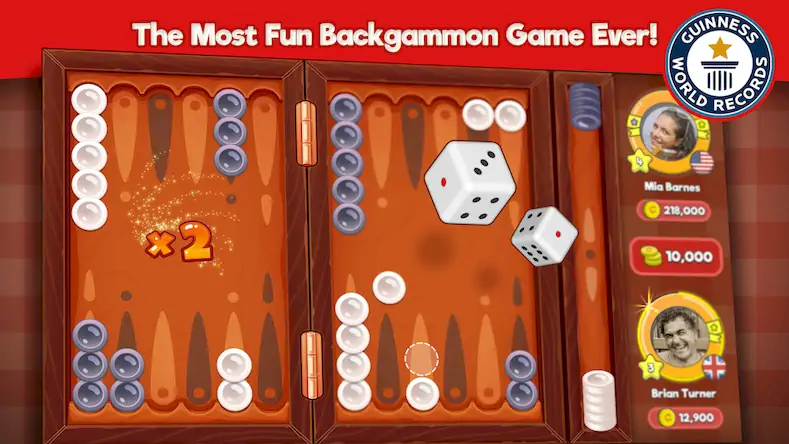 Скачать Backgammon Stars: Board Game [Взлом Много монет/Режим Бога] на Андроид