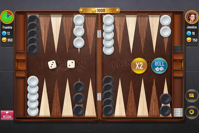 Скачать Backgammon Plus - Board Game [Взлом Много монет/God Mode] на Андроид